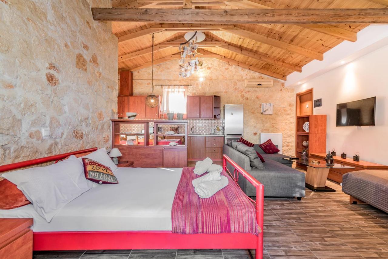 Casa Petra - Stone Cottage Farmhouses Argassi Exteriér fotografie